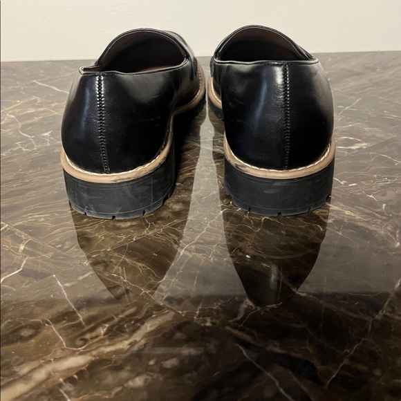 Dolce Vita Black Slip-Ons DV Crisp Penny Loafers size 8 Lug sole Academia - Picture 6 of 9
